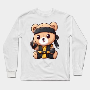 Cute Ninja Clan Bear Kawaii Long Sleeve T-Shirt